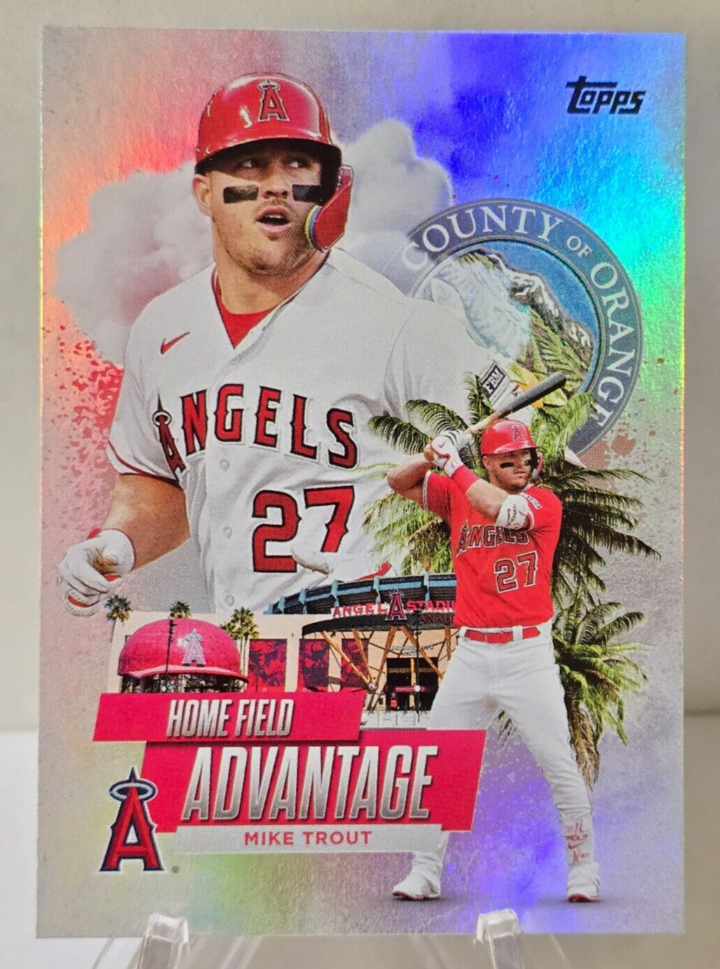 2025 Topps Series 1 Home Field Advantage Mike Trout