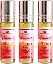 3X Sabaya-By Al Rehab concentrated arabian perfume oil 6ml 3 PACK