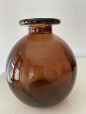 DESIGN  GLAS KUGELVASE - BILL GRAFF ?   h=15c...
