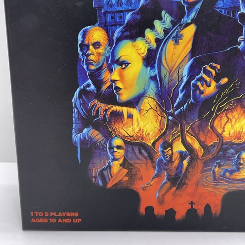 HORRIFIED Universal Studios Monsters Strategy Board Game Dracula Frankenstein - Picture 8 of 24
