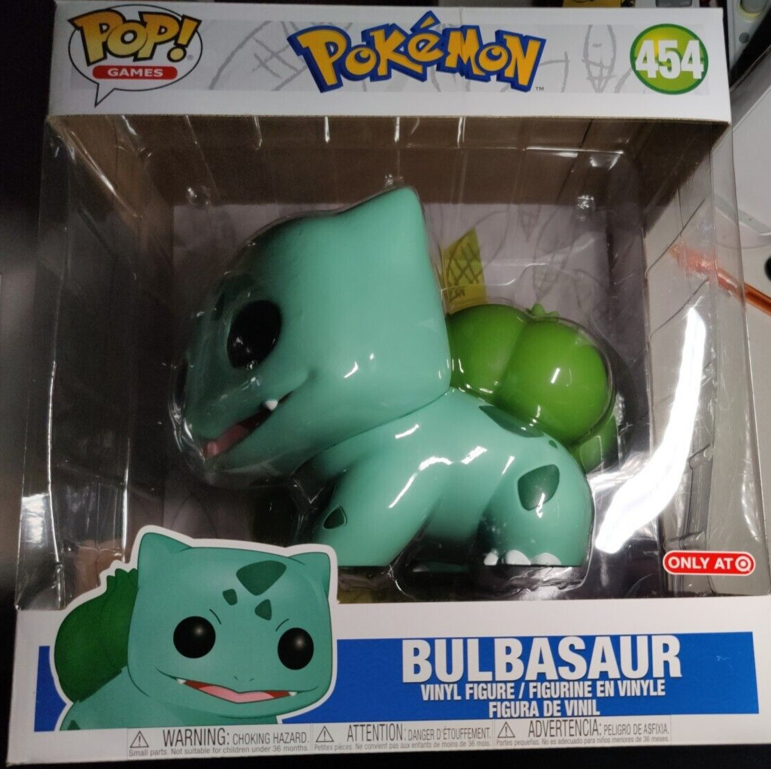 Funko Pop! Vinyl Jumbo 10 In: Pokémon - Bulbasaur (10 Inch) - Target (Exclusive)
