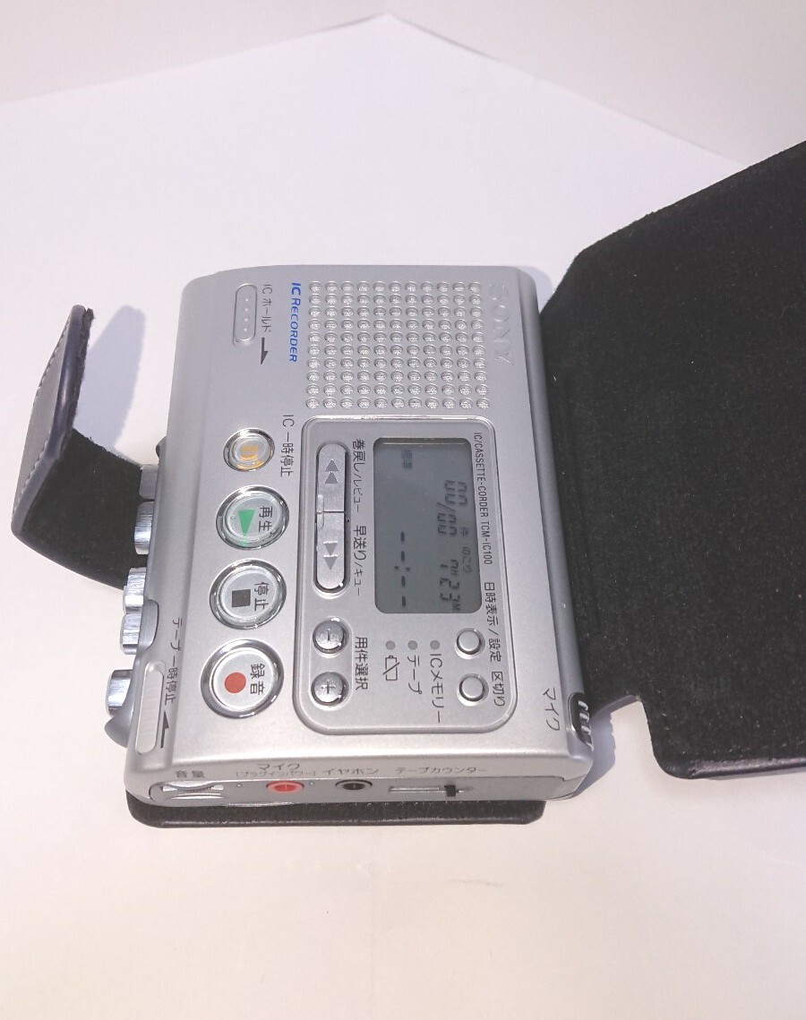 SONY TCM-IC100 with IC recorder works fine | eBay