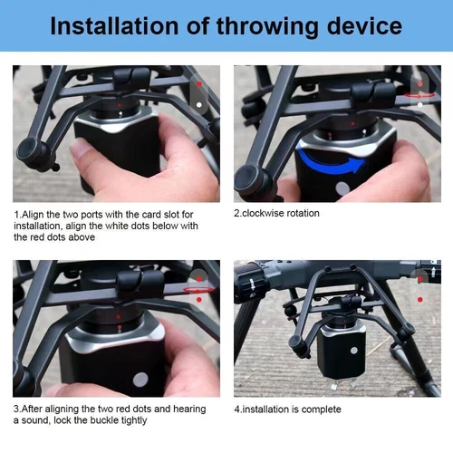 PT4 Payload Release Airdrop For Dji M300 RTK/M350 RTK Four Drop Kit App Control - Picture 6 of 7