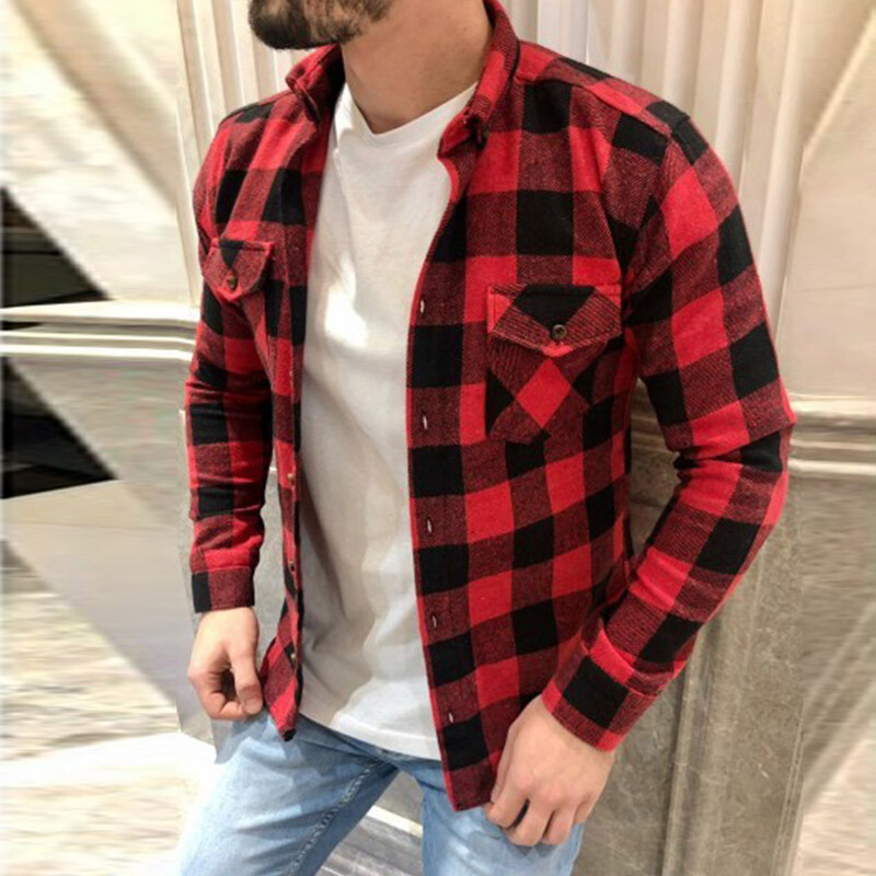 Chemise Rembourrée En Coton Mélangé Pour Hommes Veste Thermique Isolée Chemise Rembourrée En Coton Mélangé Pour Hommes Veste Thermique Isolée