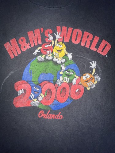 T-shirt nera vintage bambino M&M's World - Foto 2 di 4