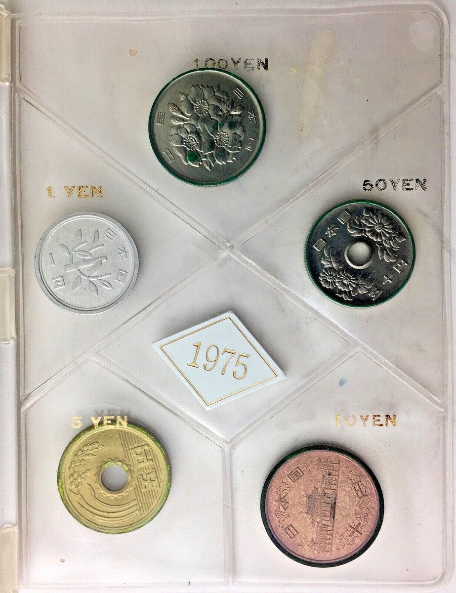 JAPAN* uncirculated 5 coins 