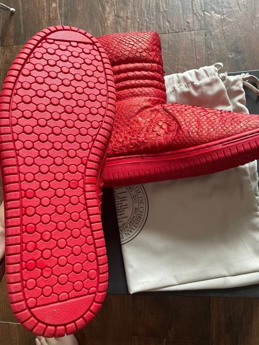 Christian Peau MENs Red Python Leather Boots US size 9.5 | eBay display picture 3