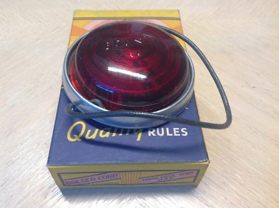 NIB Bolser multi-ray B-327 12v RED MARKER lamp vintage truck TRAVEL Trailer NOS