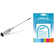 Intex Rechargeable Handheld Swimming Pool Vacuum & Wet Set Repair 6 Patch Kit