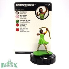 Heroclix X-Men: X of Swords set Green Priestess 007 Common figure w/card 