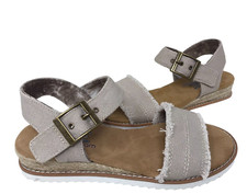 Skechers Women's Bobs Desert Kiss Adobe Princess Taupe Sandals Size:6.5 138L