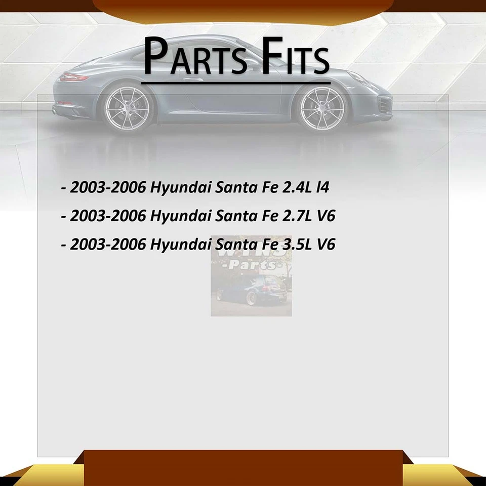 Front Rear Sway Bar Link Kit 4x For 2003-2006 Hyundai Santa Fe 3.5L Foto 2 de 4