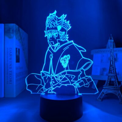 Anime Black Clover Led Nightlight Asta Schlafzimmer Dekor Geschenk Tischlampe