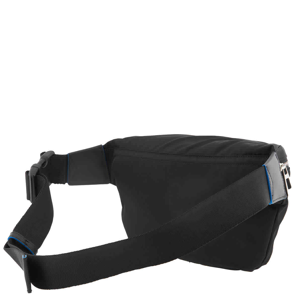 Montblanc Gürteltasche schwarz Nylon blau Spirit 129078 