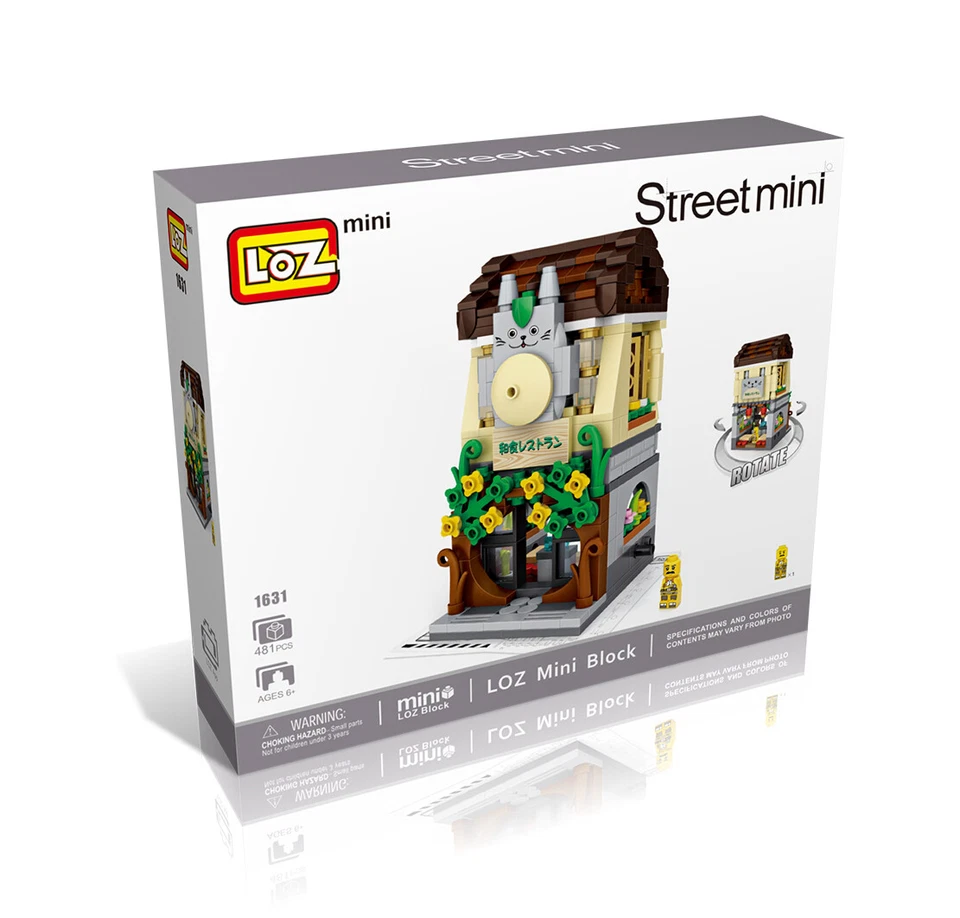 LOZ City Street Japanese Cuisine Building Blocks Set Decor Model Gift Kid Toys - image 3 of 3