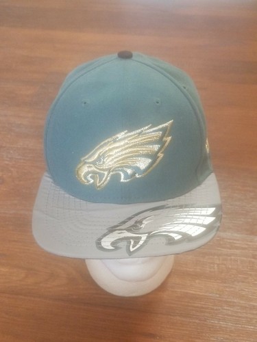 NFL Snapback Hat Strap Gold Eagle Logo 