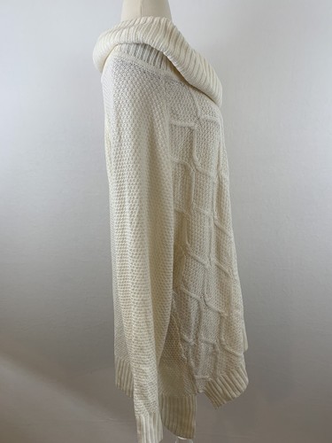 89TH & MADISON "Freesia" Gr. 2X Creme Wasserfall Rollkragen Pullover Schulterfrei. Neu mit Etikett - Bild 6 von 11