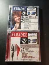 2 KARAOKE DOUBLE DISC CDS SOLD AS A PACKAGE BRAND NEW