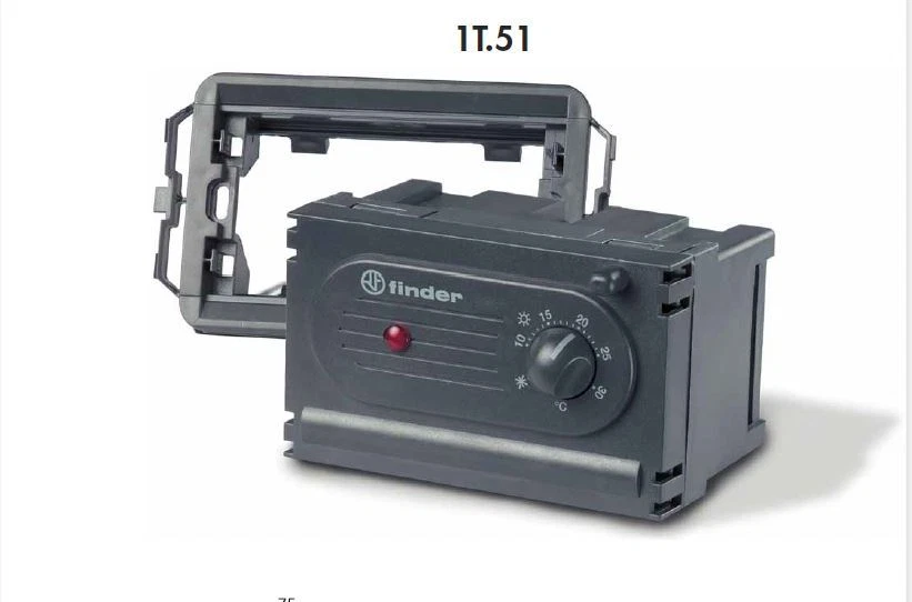 FINDER 1T.51.8.230.PAS TERMOSTATO DA INCASSO A 3 MODULI