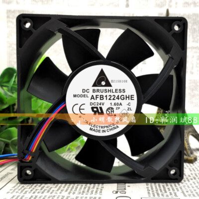 DELTA AFB1224GHE 12038 24V 1.60A 12CM Inverter Cooling Fan High Air ...