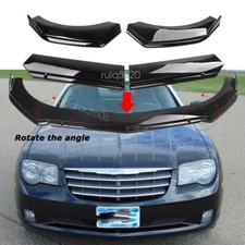 Front Bumper Lip Spoiler Splitter Body Kit ABS For Chrysler Crossfire 2004-2008