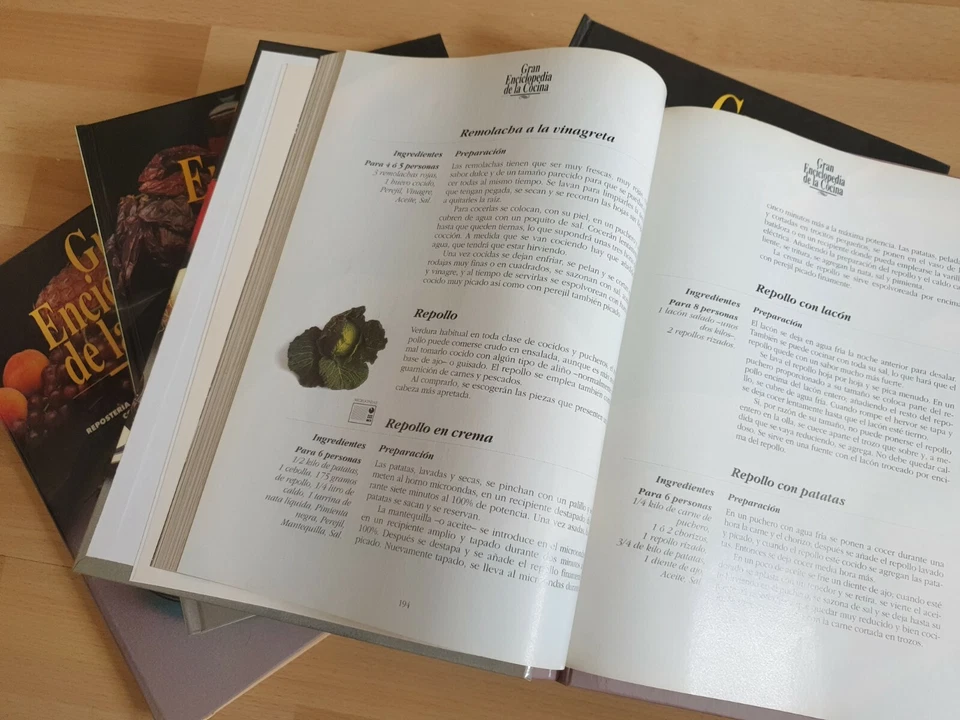 Gran enciclopedia de la cocina. abc. (5 tomos) madrid, 1993. abc. prensa español - Imagen 2 de 4