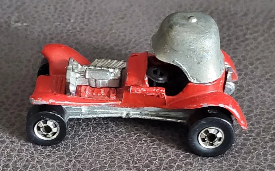 Casco de colección 1969 Hot Wheels Red Baron Car Rat Rod Roadster  Foto 4 de 4