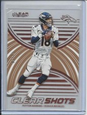 PEYTON MANNING 2016 CLEAR VISION BRONZE CLEAR SHOTS ACETATE #D 61/79