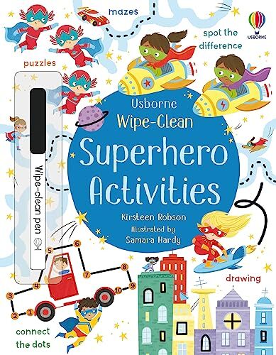 Wipe-Clean Superhero Activities (Wipe-clean Activities): 1