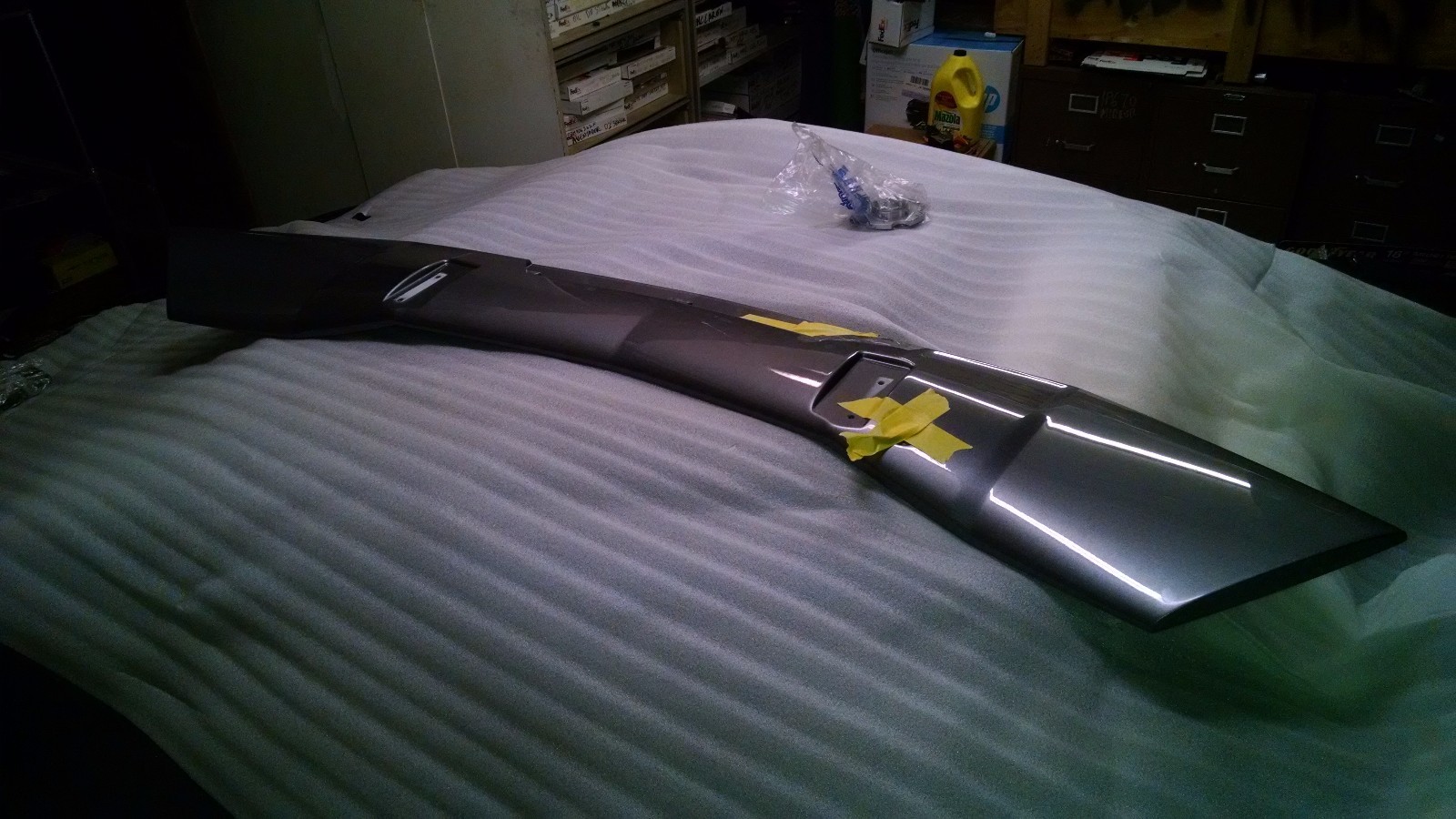 LAMBORGHINI AVENTADOR REAR WING SPOILER OEM 470827933