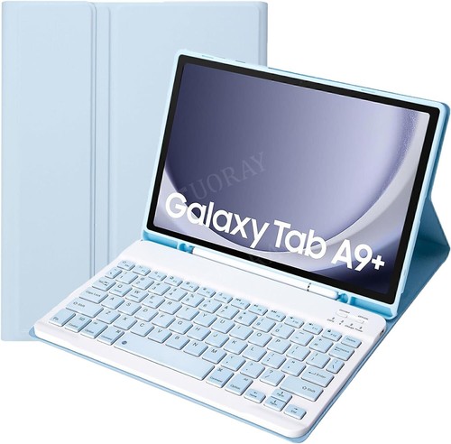 Keyboard Case Mouse For Samsung Galaxy Tab S10 FE/S9 FE S9 S8 S7 S6 Lite A9 Plus - Picture 3 of 53
