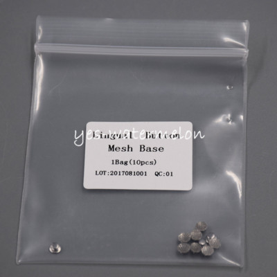 100 PCS Dental Orthodontic Lingual Buttons - Bondable Round - Orthodontic Supplies