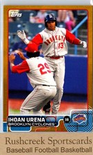 2015 Topps Pro Debut #155 Jhoan Urena /50 Gold