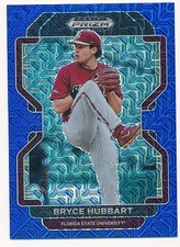 BRYCE HUBBART 2022 PANINI PRIZM BLUE MOJO #PDP94 BASEBALL MINT