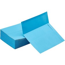 100-Pack Aqua Blue Invitation Envelopes A7 Envelopes Gummed Seal Square-Flap