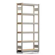 Archivregal, Aktenregal, Steckregal / 2.057 x 1.005 x 300 mm, 6 Böden a 250 kg