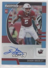 2020 Panini Prizm Draft Picks Rookies Carolina Blue 7/30 Shaun Bradley Auto 9r9
