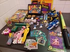 Mighty Morphin Power Rangers Storage Box Vtg lot toys spin fighter launcher +
