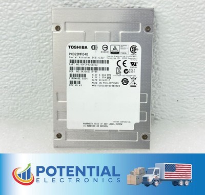 PRE OWNED | Toshiba 400GB SSD SAS 2.5'' 12Gbps 12g Server Hard Drive Only - Silve