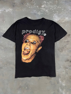 90 s The Prodigy Keith Flint T-SHIRT Black Cotton Unisex Tee All Sizes AR546