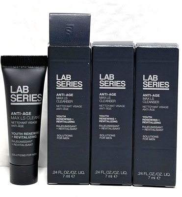 3X Lab Series Anti-Age MaxLS Cleanser Youth Renewing+Revitalizing 0.24oz/7ml NEW