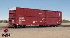 SCALETRAINS HO Trinity 60' 7500 Boxcar BNSF Circle Cross Logo