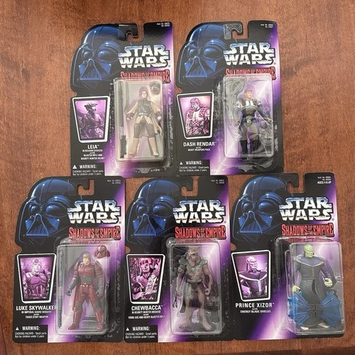 Star Wars Shadows of the Empire  Figures 1996 Lot of 5 New in Packages