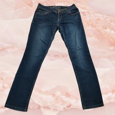 INC Denim 29" Jean Skinny Taille Basse Bleue Fonc  Femme Menue Taille 2P/28"