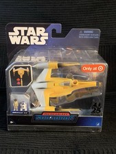 Jazwares Micro Galaxy Squadron Naboo N-1 Starfighter Anakin R2-D2 Star Wars