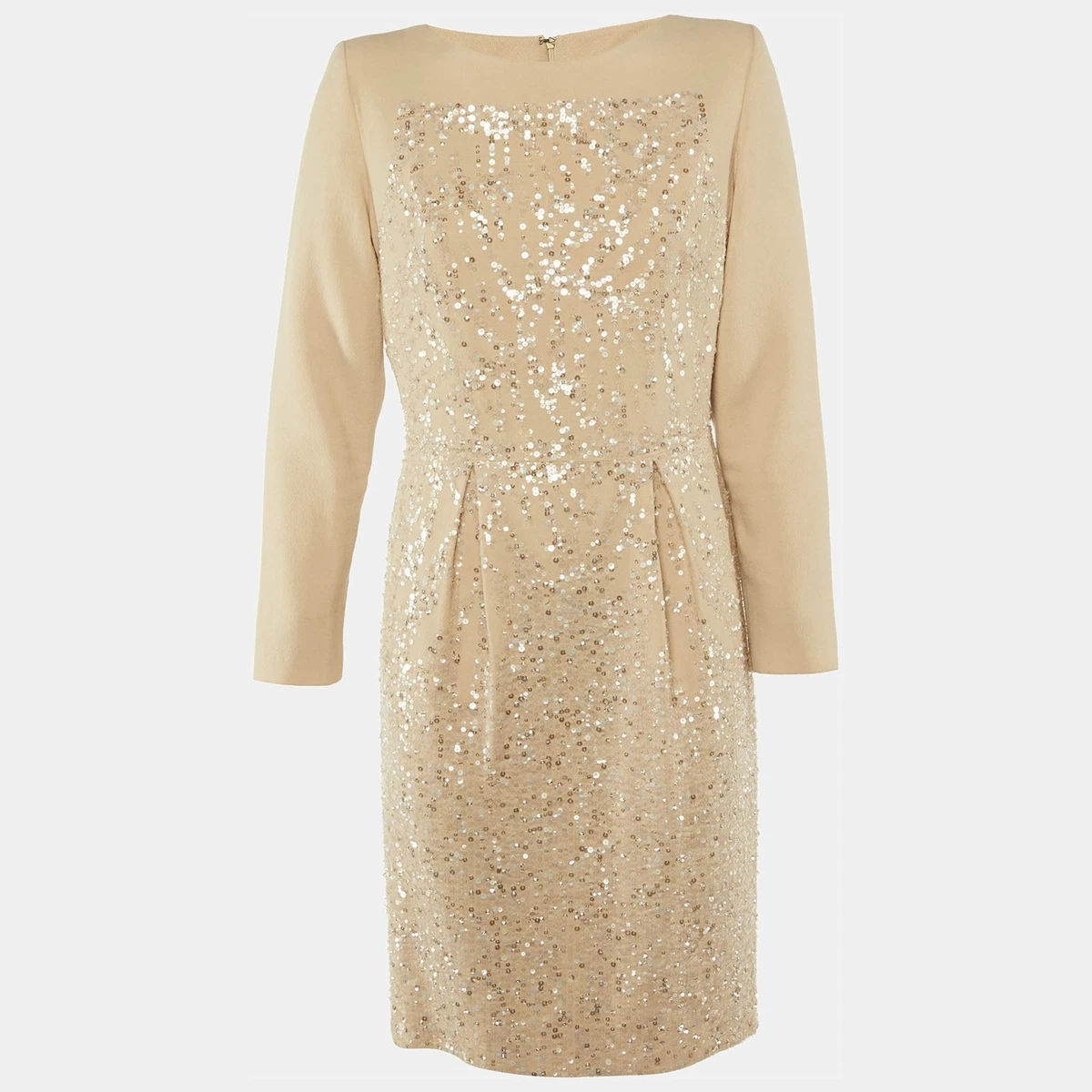 green emerald velvet dress Elie Saab Green Sequinned One-Shoulder Dress main image 1
