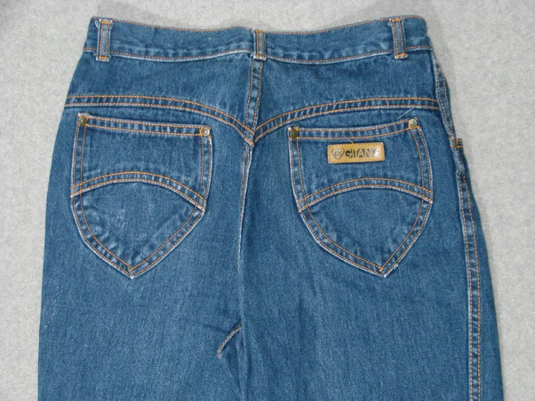 TG05417 **GITANO** RELAXED FIT WOMENS JEANS sz10S DARK BLUE - Image 3 of 4