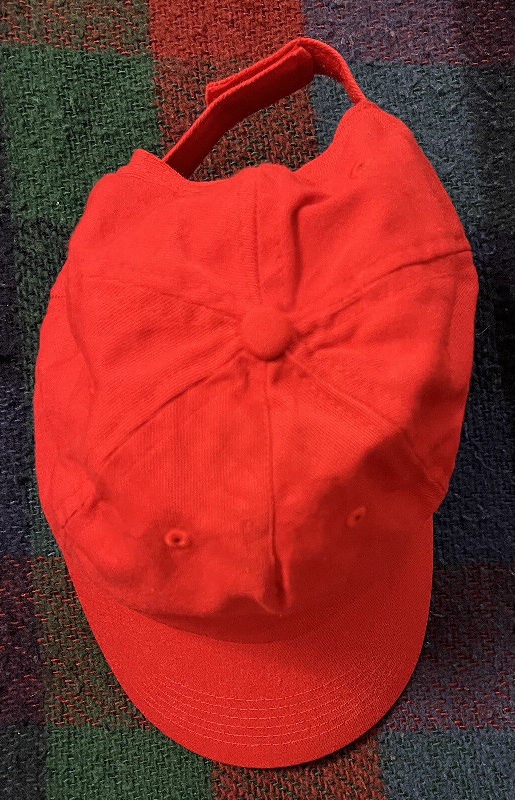 Solid Red Hat Unbranded Adjustable - image 2