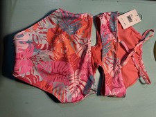 Hurley Girls One Piece Swimsuit Size 8, Sunset Coral