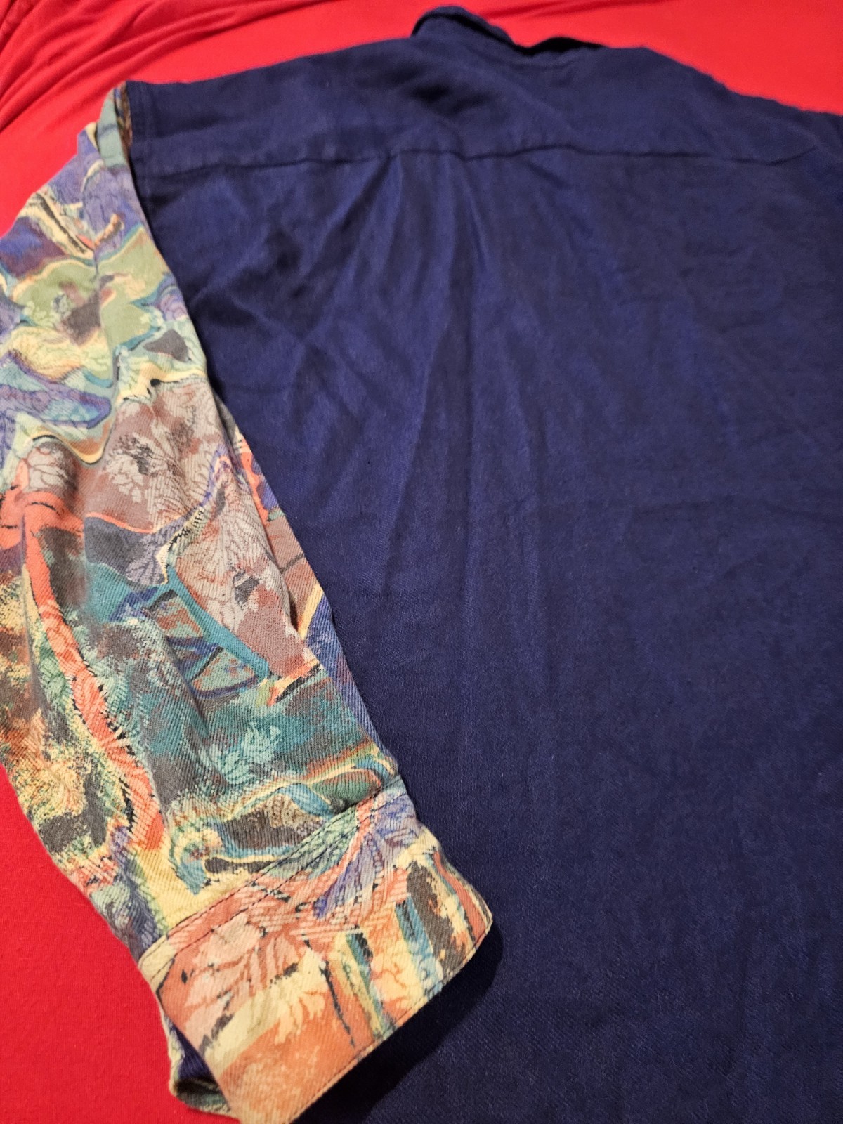 Vintage 90s Protest Patchwork Button-Up Shirt Men… - image 5